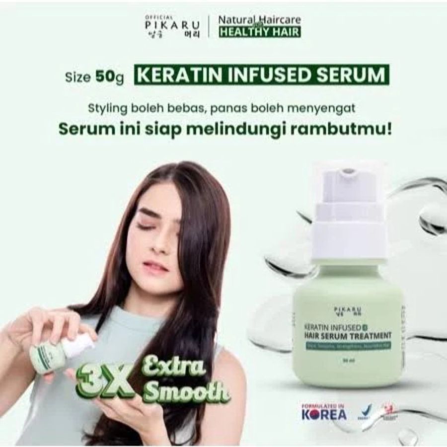 Pikaru Keratin Infused 4 Hair Serum Treatment 50ml
