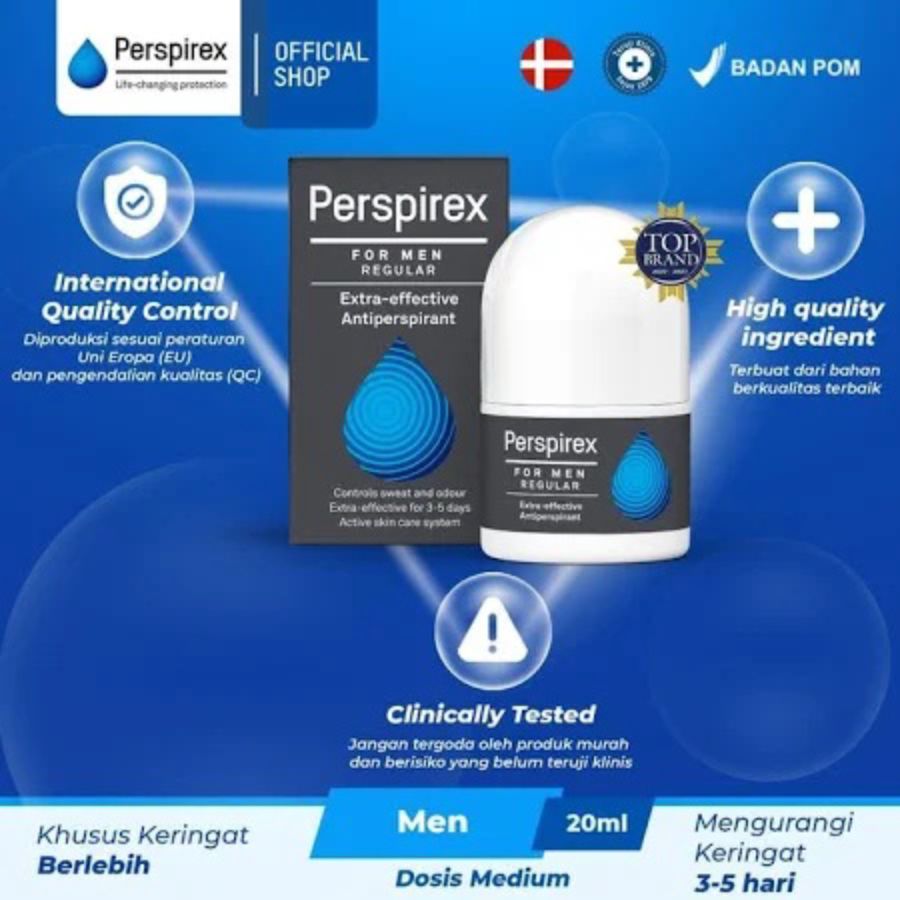 Perspirex for Men Reguler Deodorant Roll On 20ml