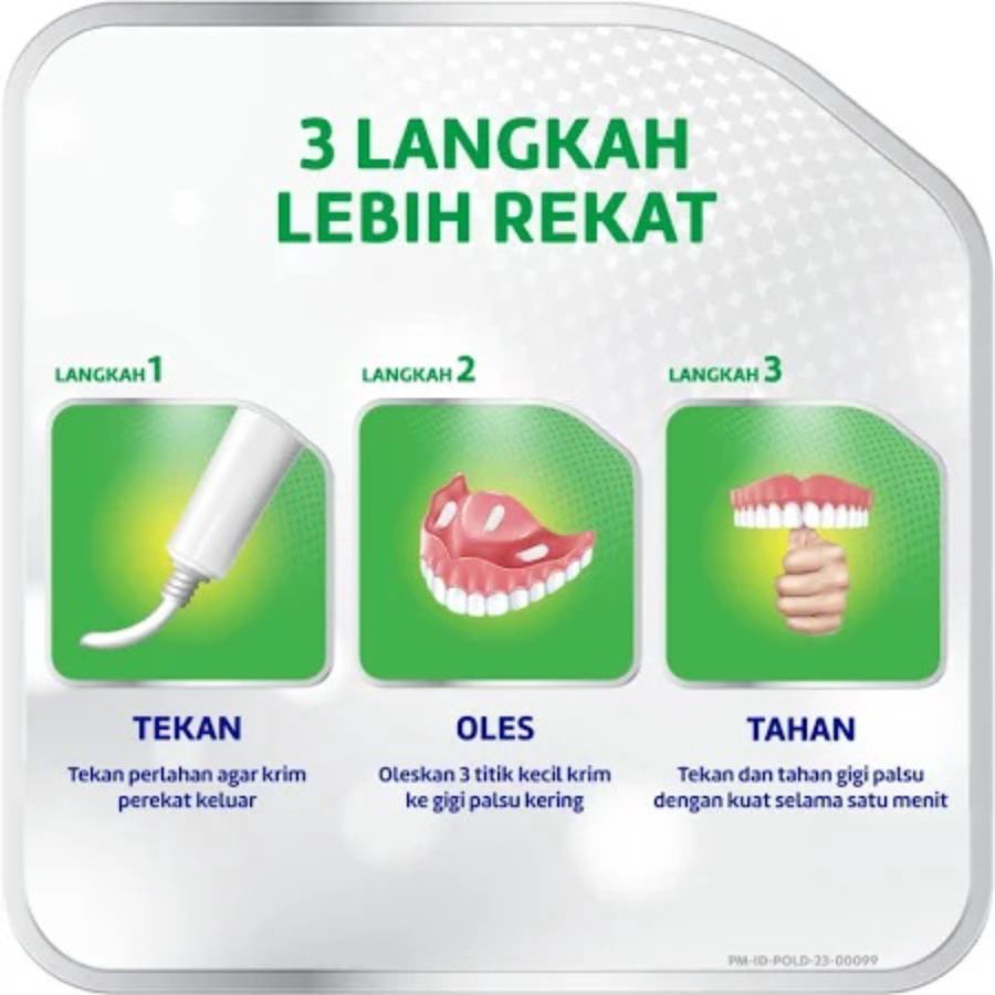 Polident Perekat Gigi Tiruan Fresh Mint