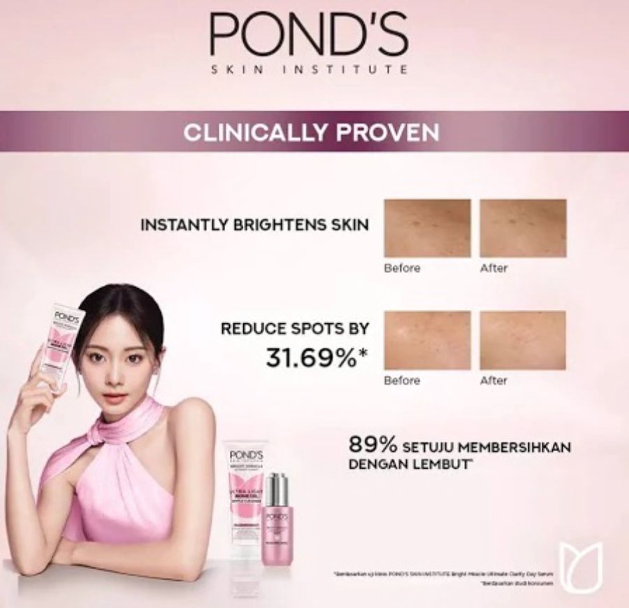 Pond's Bright Miracle Ultra Light Biome Gel Gentle Cleanser 90gram