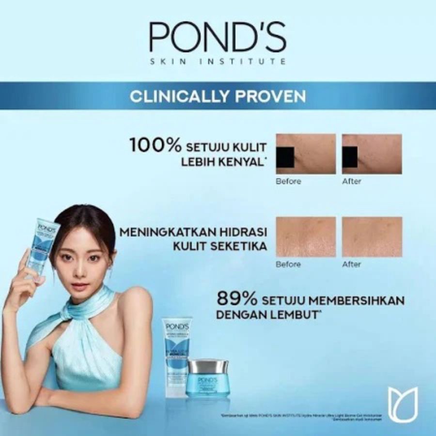Pond's Hydra Miracle Ultra Light Biome Gel Gentle Cleanser 90gram