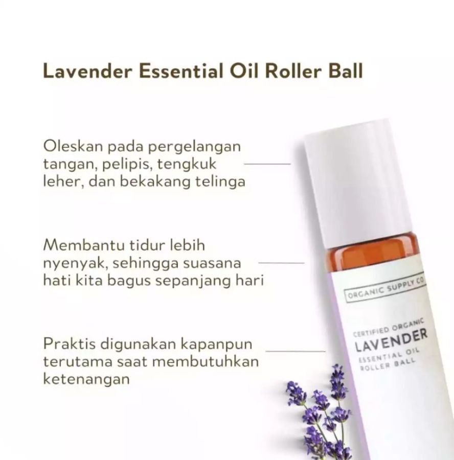 OSC Lavender Essential Oil Roller Ball 10ml