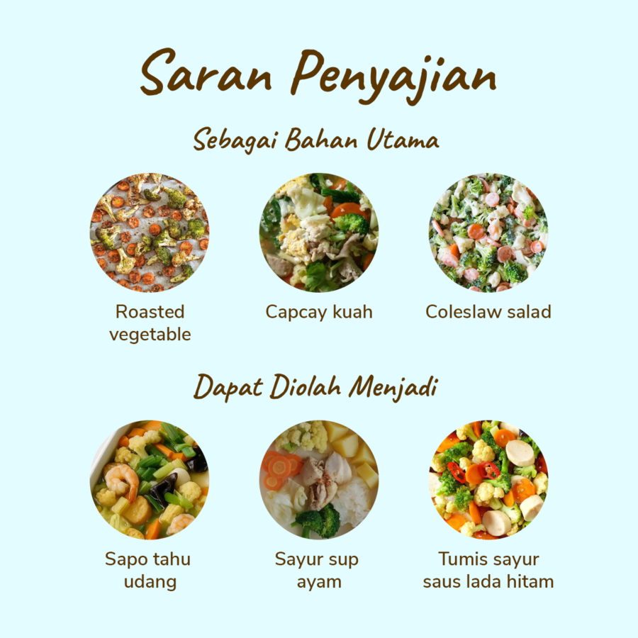 Mixed Vegetables 4ways Astro Farm 1kg