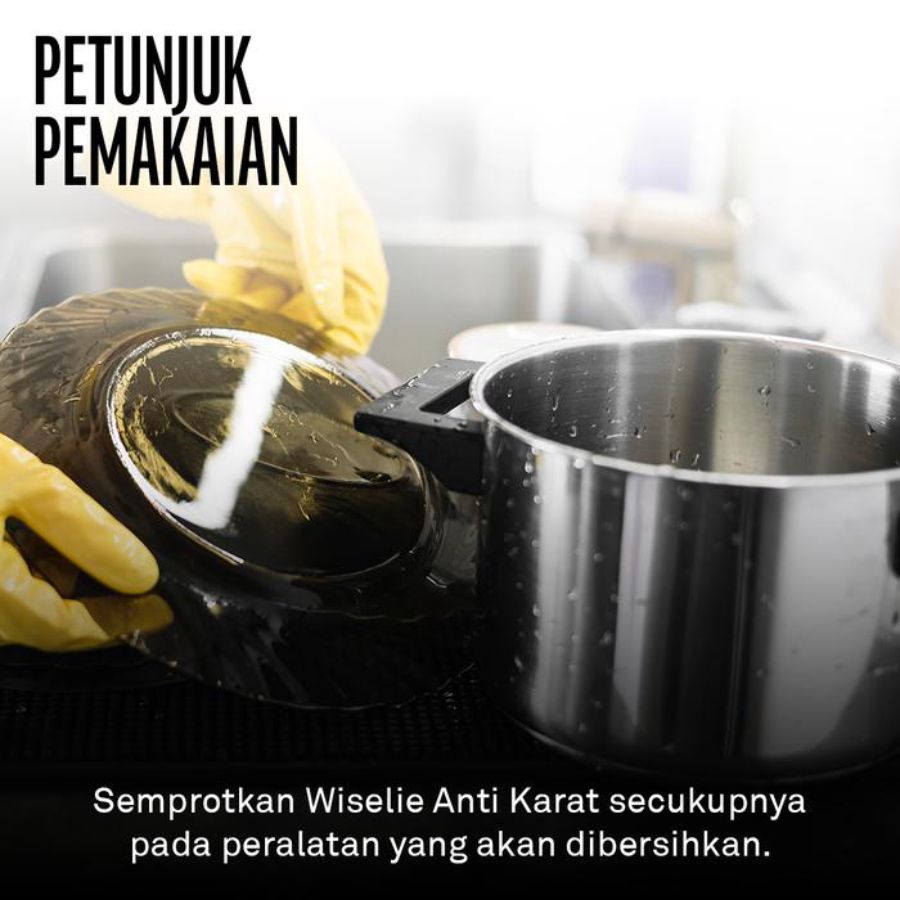 Wiselie Anti Noda Kerak Panci Spray 250ml