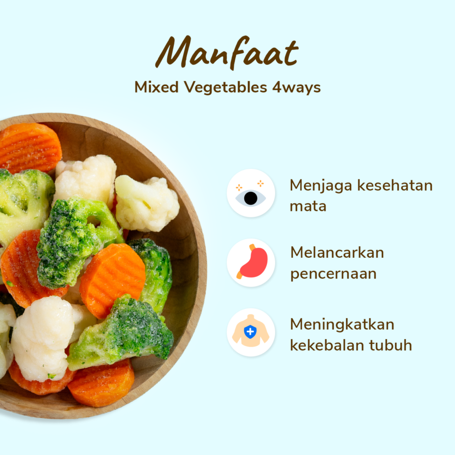 Mixed Vegetable California Style Astro Farm 1kg