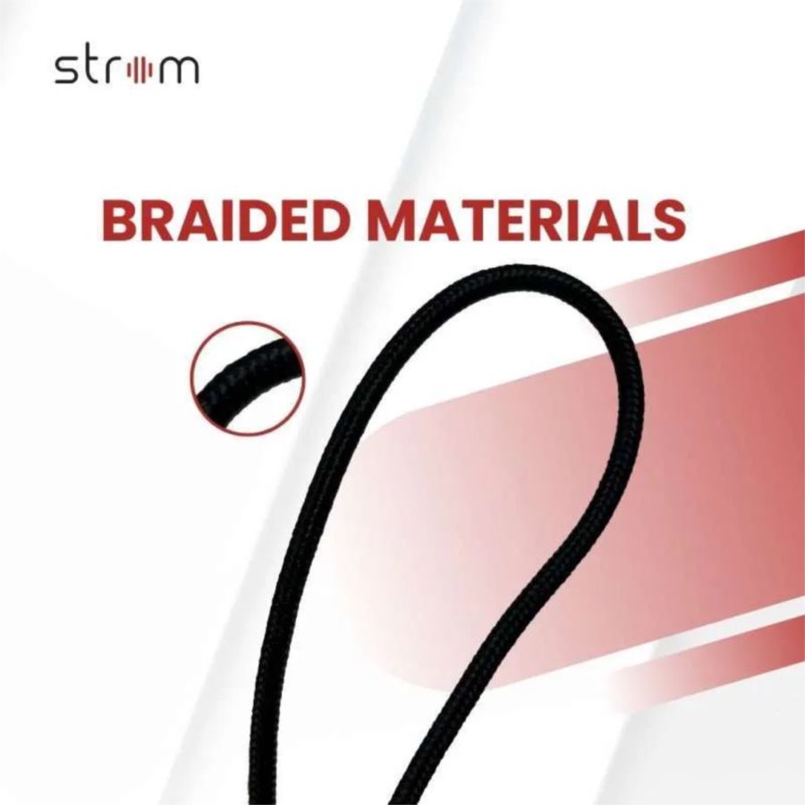 Strom Kabel Type C To Type C Power Delivery Pd Cable Qc 3.0 1M Black 1pcs