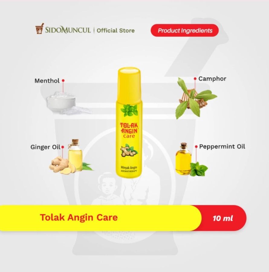 Tolak Angin Aromatheraphy Roll On Minyak Angin 10ml
