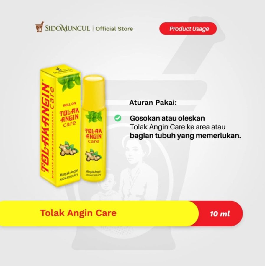 Tolak Angin Aromatheraphy Roll On Minyak Angin 10ml
