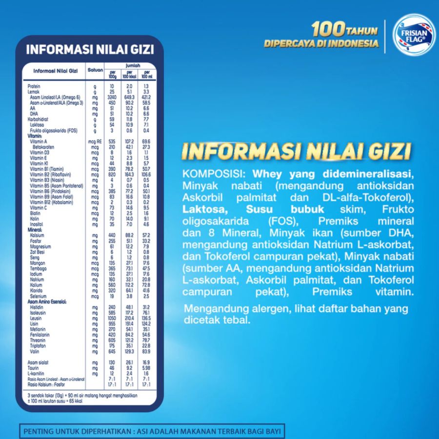 Frisian Baby Primamil Susu Formula 0-6 Bulan 1500gram