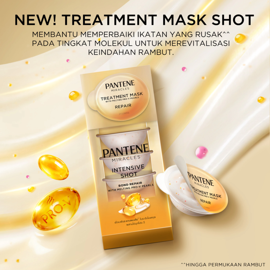 Pantene Miracles Intensive Shot Bond Repair 4pcs x 12ml 1pack