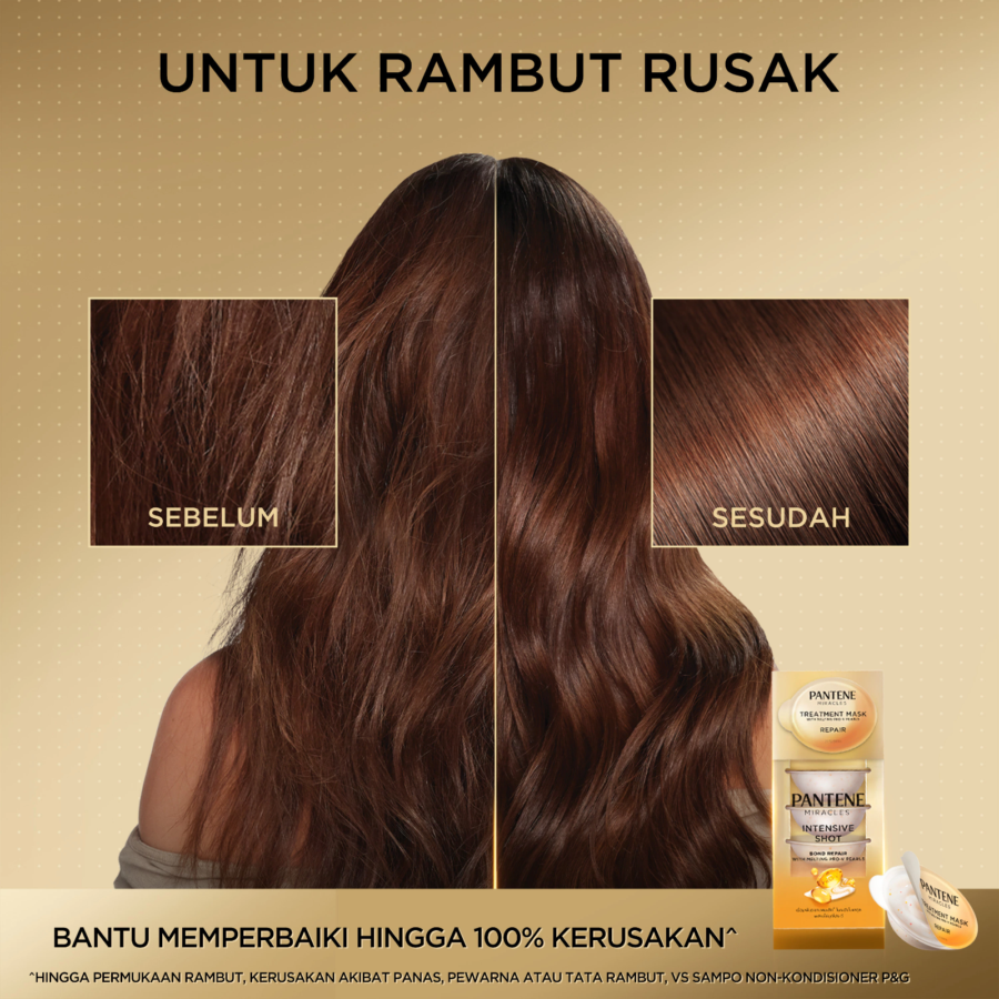 Pantene Miracles Intensive Shot Bond Repair 4pcs x 12ml 1pack