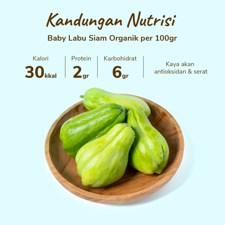 Baby Labu Siam Organik 250gram