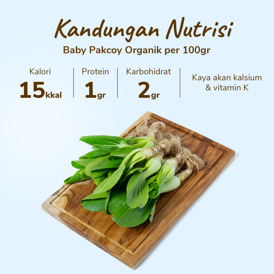 Baby Pakcoy Organik 200gram