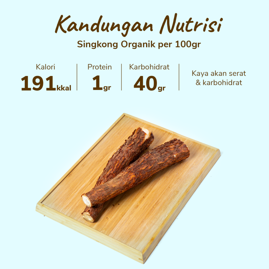 Singkong Organik 500gram