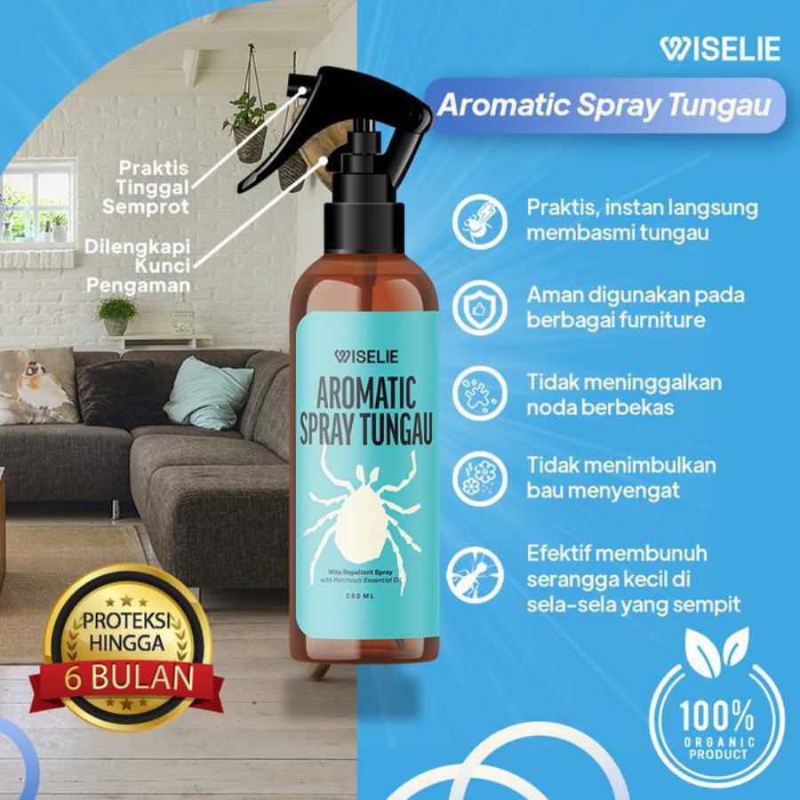 Wiselie Aromatic Spray Pengusir Tungau 250ml