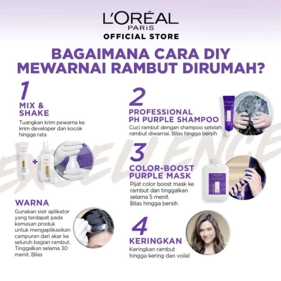 L'Oreal Paris Excellence Ash Supreme 7.17 Matt Ash 48ml