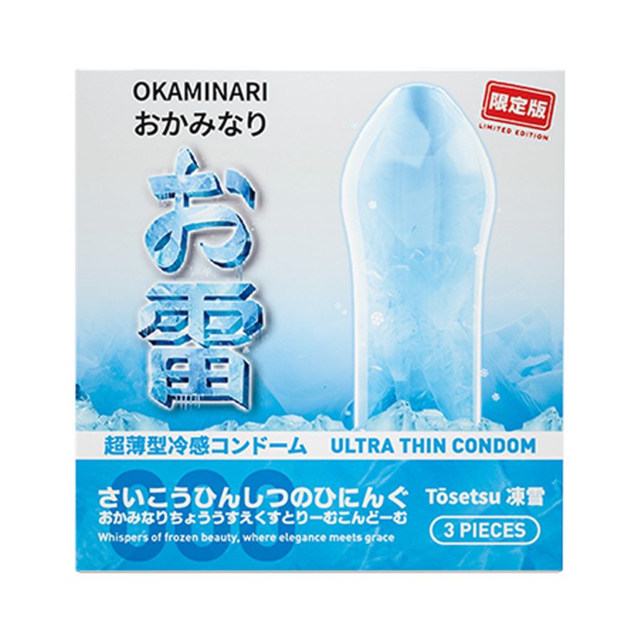 Okaminari 001 Tosetsu Ultra Thin Condom 3sachets