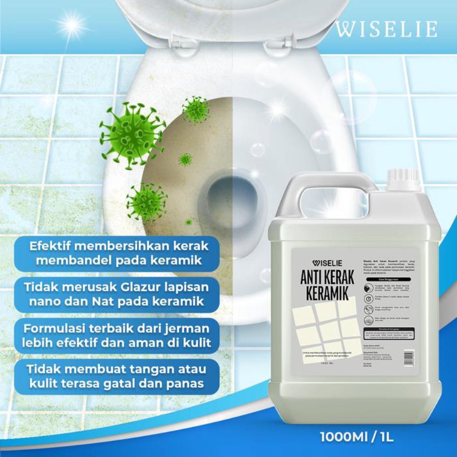 Wiselie Anti Kerak Pembersih Keramik 1000ml