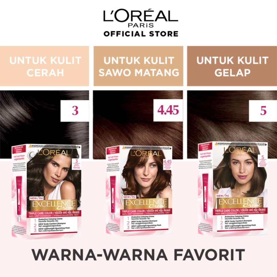 L'Oreal Paris Excellence Creme 1 Natural Black 1pack