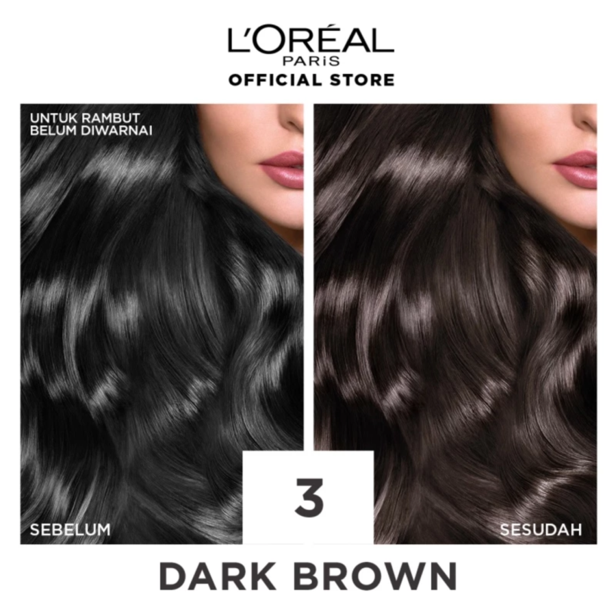 L'Oreal Paris Excellence Creme 3 Natural Dark Brown 1pack