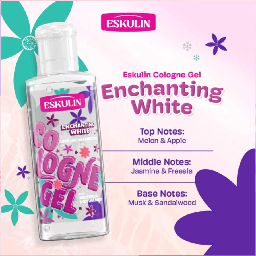 Eskulin Enchanting White Cologne Gel 100ml