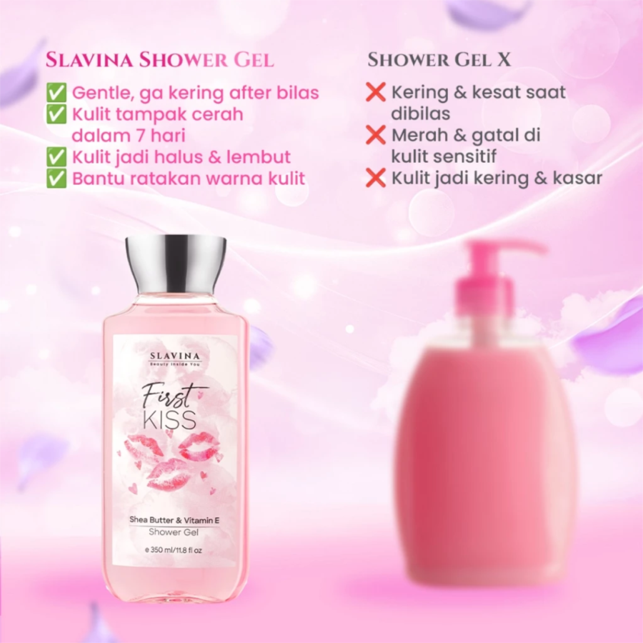 Slavina First Kiss Shower Gel 350ml