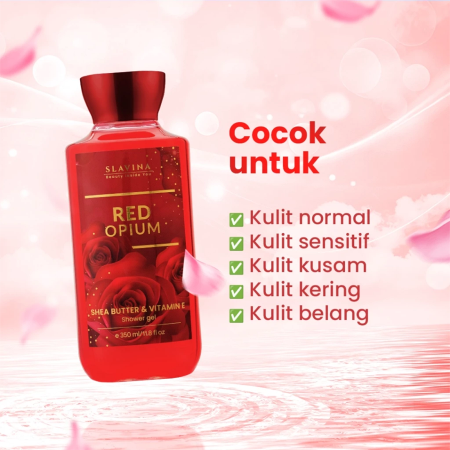 Slavina Red Opium Shower Gel 350ml