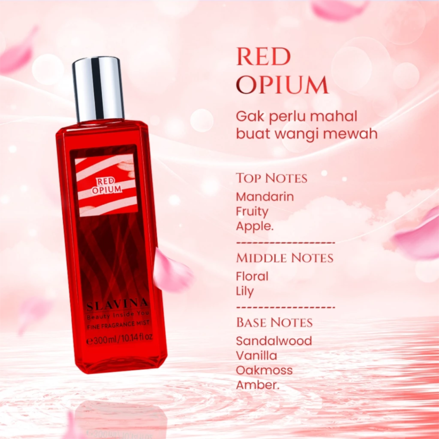 Slavina Red Opium Fragrance Mist 300ml