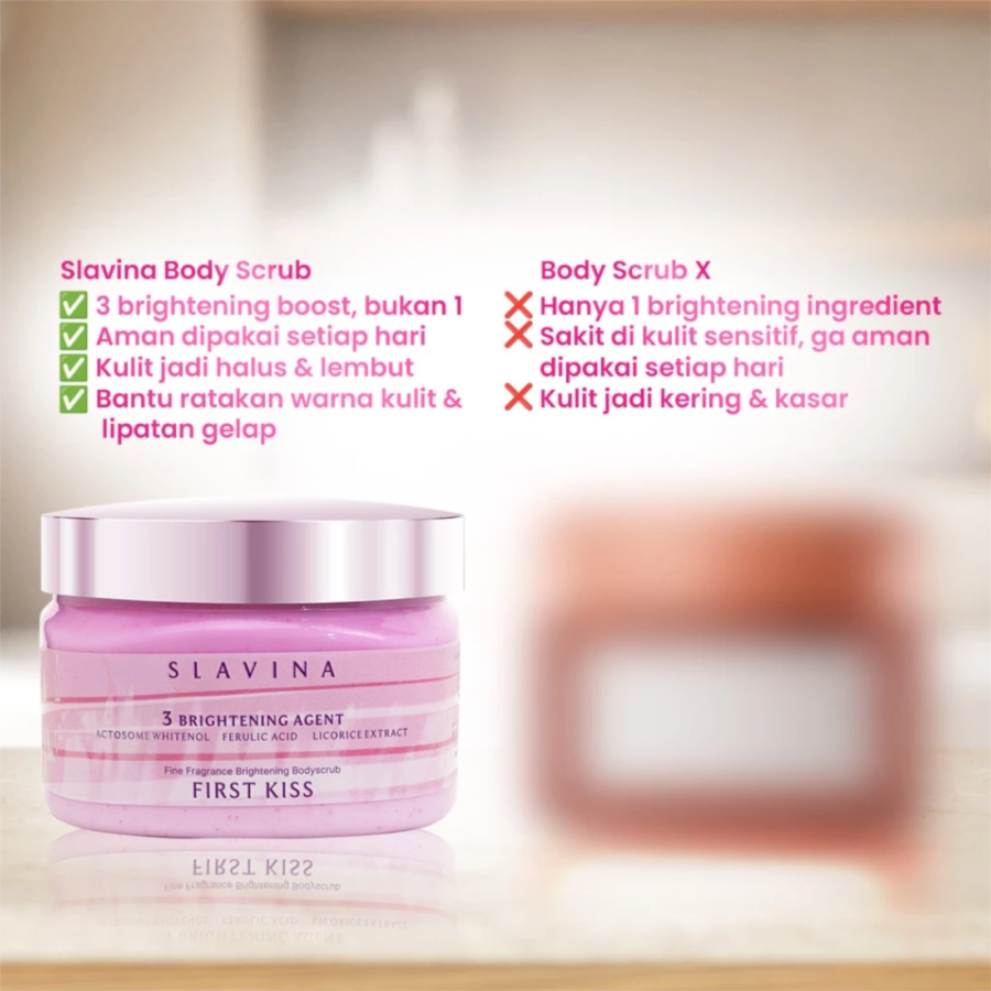Slavina First Kiss Body Scrub 300gram