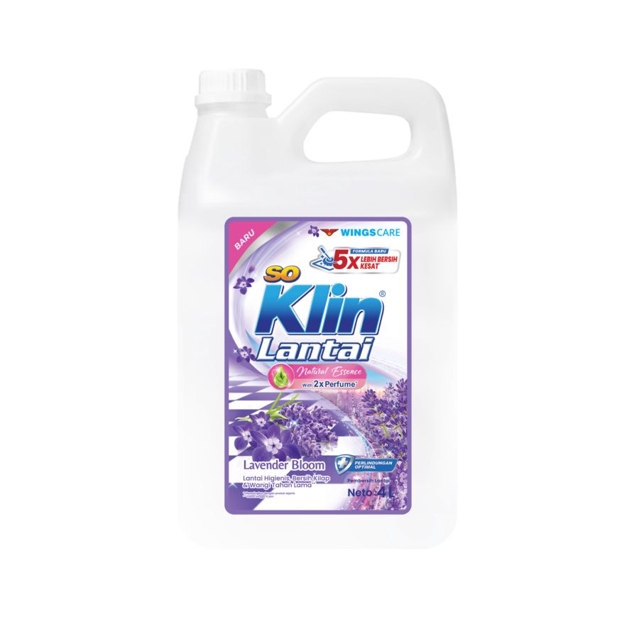 SoKlin Lavender Bloom Pembersih Lantai 4000ml