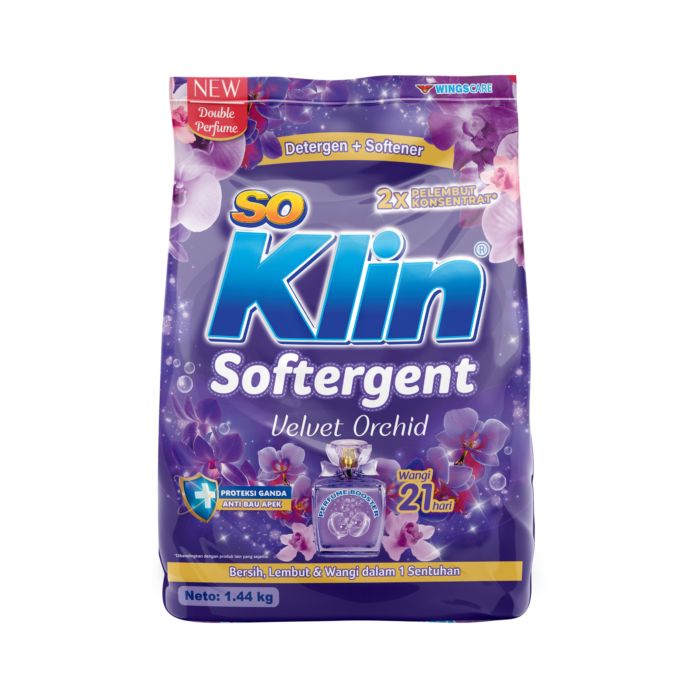 SoKlin Softergent Velvet Orchid Deterjen Bubuk