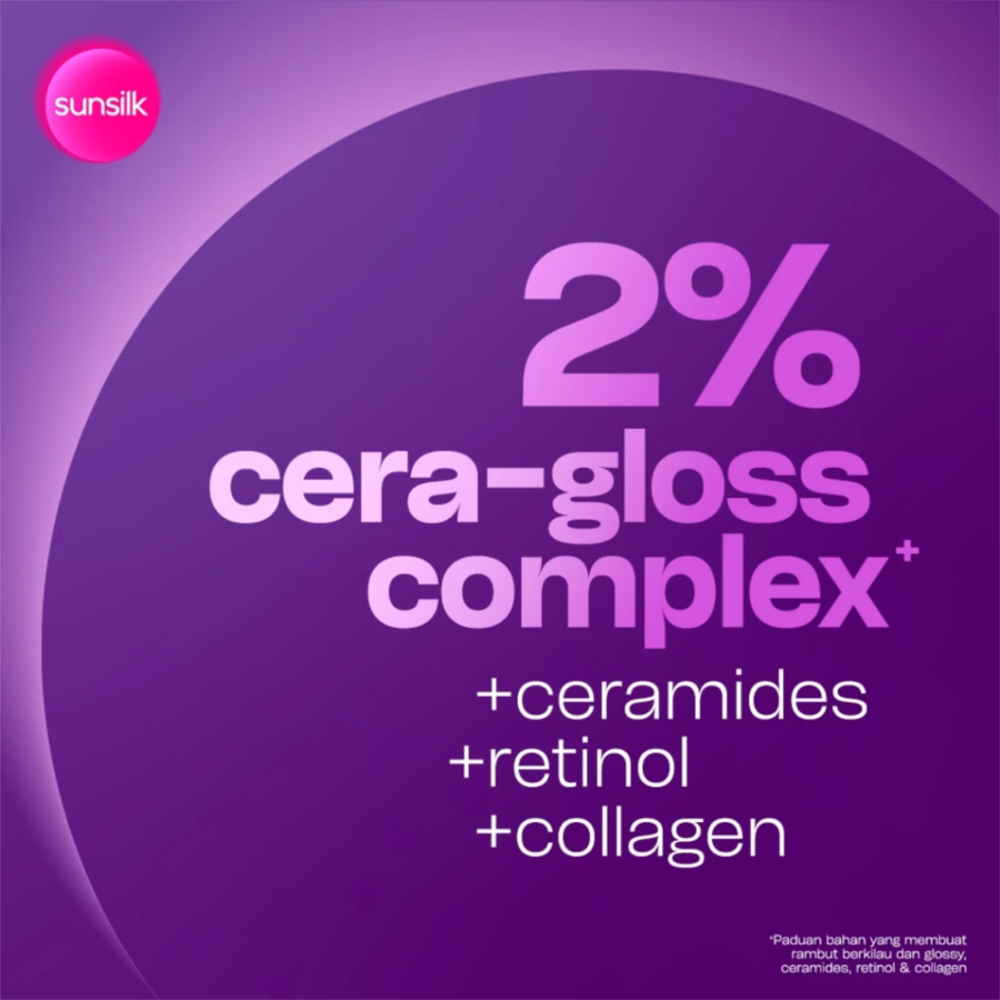 Sunsilk Glossy Black Shampoo 160ml