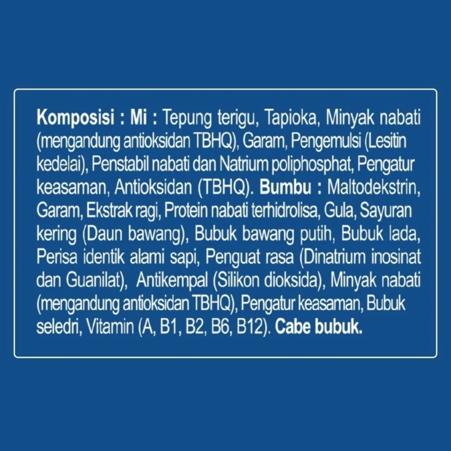 Migelas Baso Sapi Mie Instan Renceng 30gr 10pcs