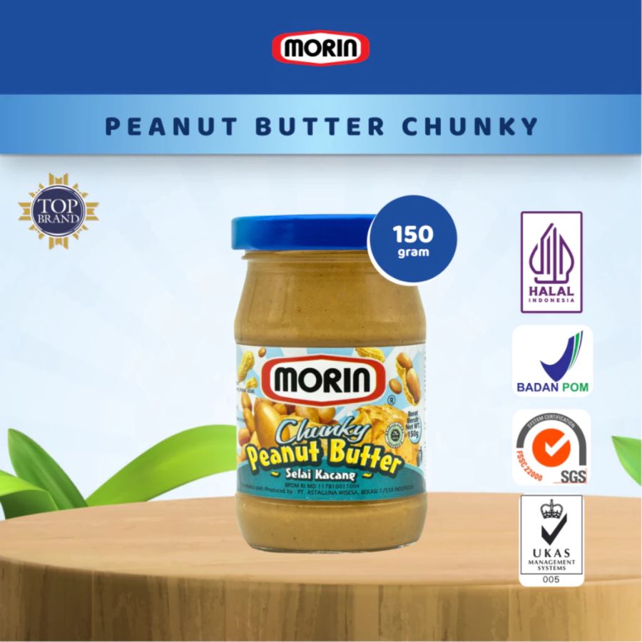 Morin Peanut Butter Chunky 150gram