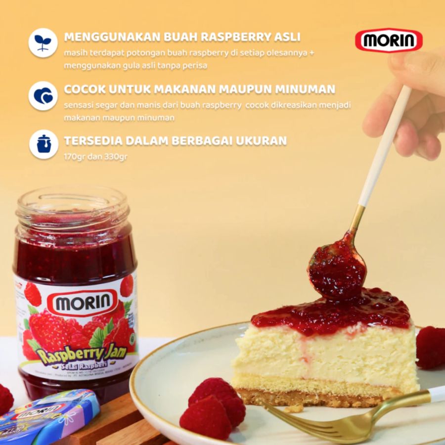 Morin Raspberry Jam 330gram