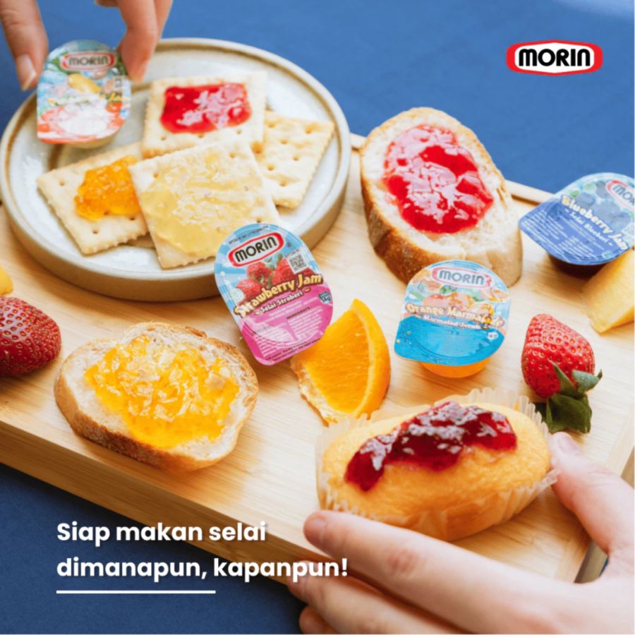Morin Strawberry Jam Mini Portion Dus 14gr 48pcs