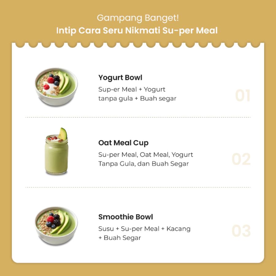 Super Meal Banana Milk Meal Replacement 50gram