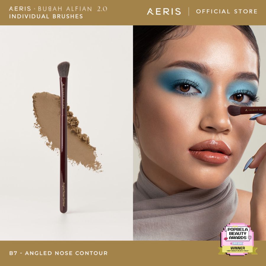 Aeris Beaute x Bubah Alfian 2.0 Merlot B7 Angled Nose Contour Brush 1pcs