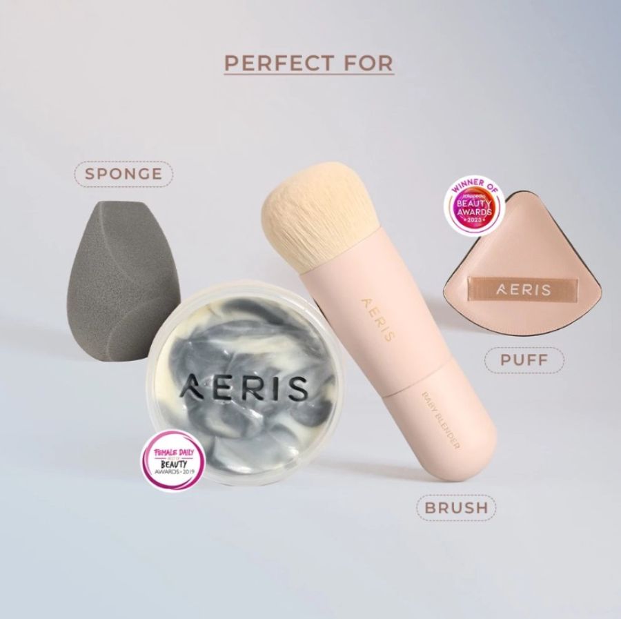 Aeris Beaute Blendie Fruity Watermelon & Pear Pembersih Make Up Brush 1pcs