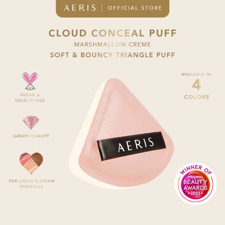 Aeris Beaute Cloud Conceal Puff Marshmallow Creme Make Up Sponge 1pcs