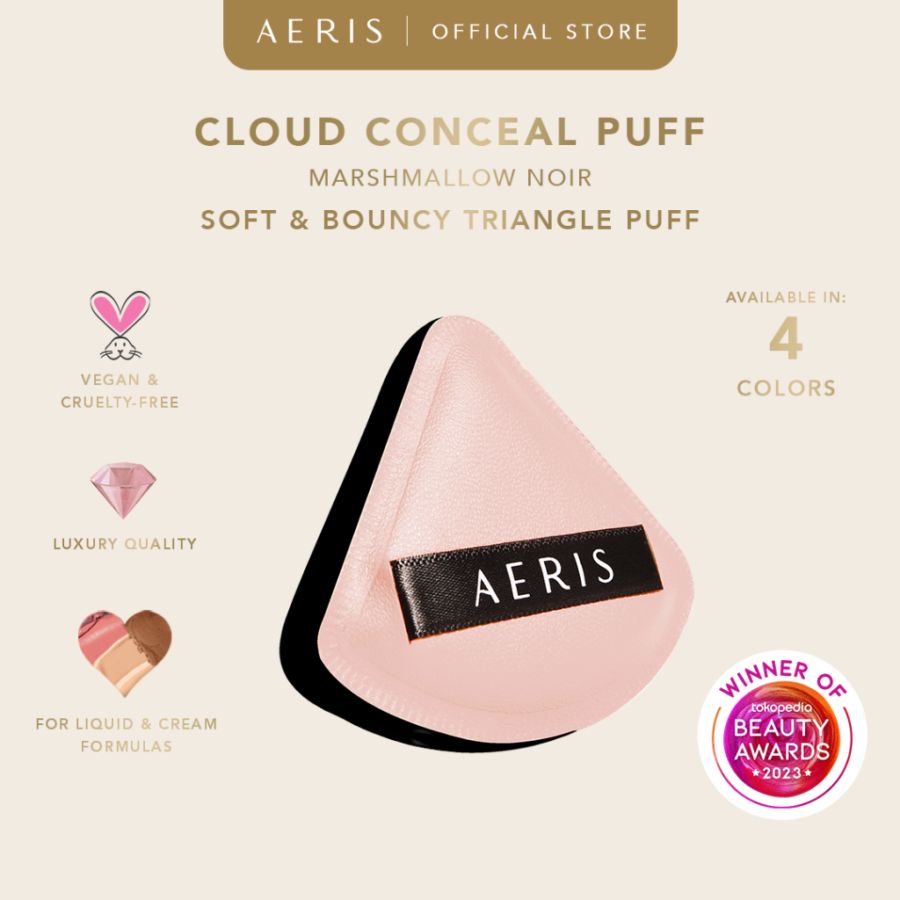 Aeris Beaute Cloud Conceal Puff Marshmallow Noir Make Up Sponge 1pcs