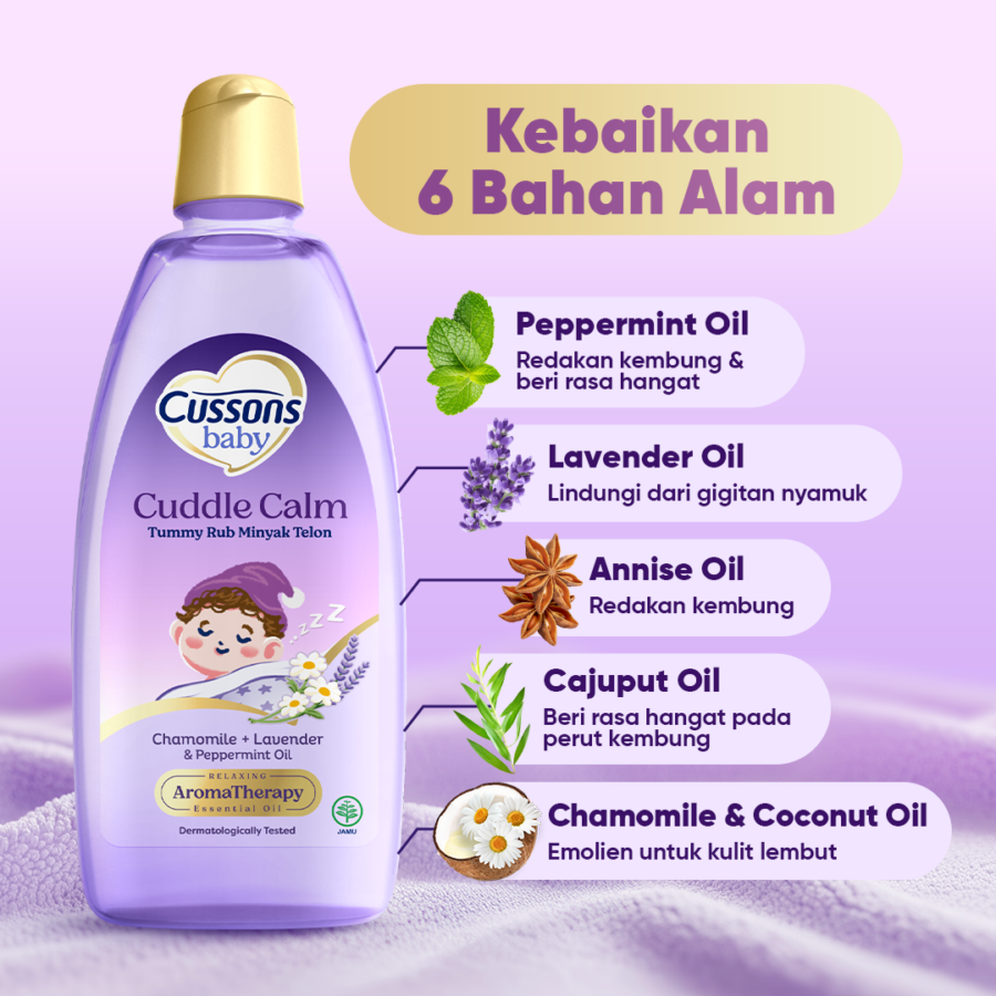 Cussons Baby Cuddle Calm Tummy Rub Minyak Telon 150ml