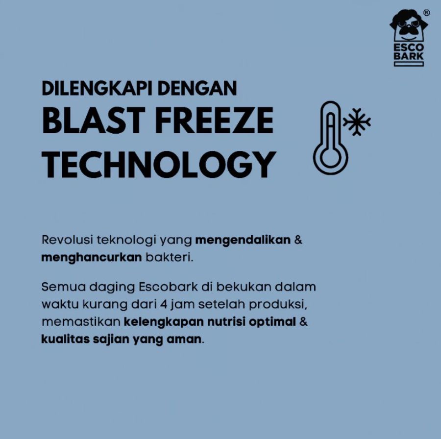 Escobark Makanan Basah Anjing Rasa Sapi 100gram