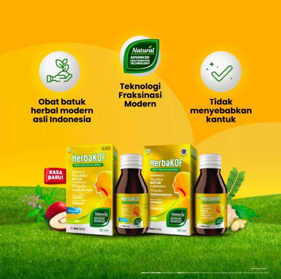 Herbakof Sirup Obat Batuk Herbal 60ml