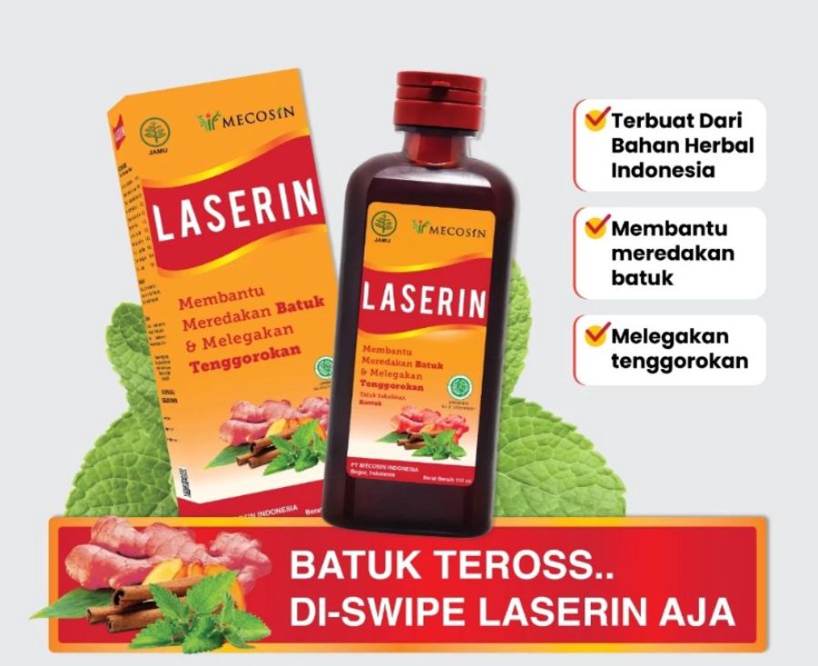 Laser Sirup Obat Batuk Herbal 60ml