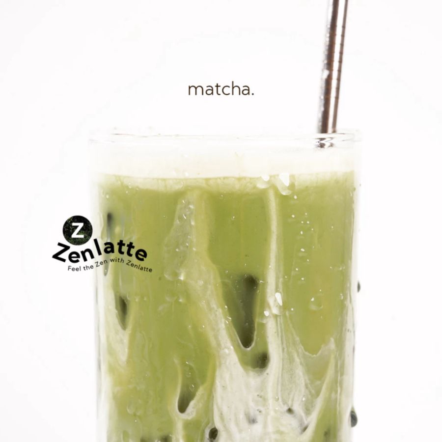 Zenlatte Matcha Latte Pouch 10 sachet x 200 gram 1pouch