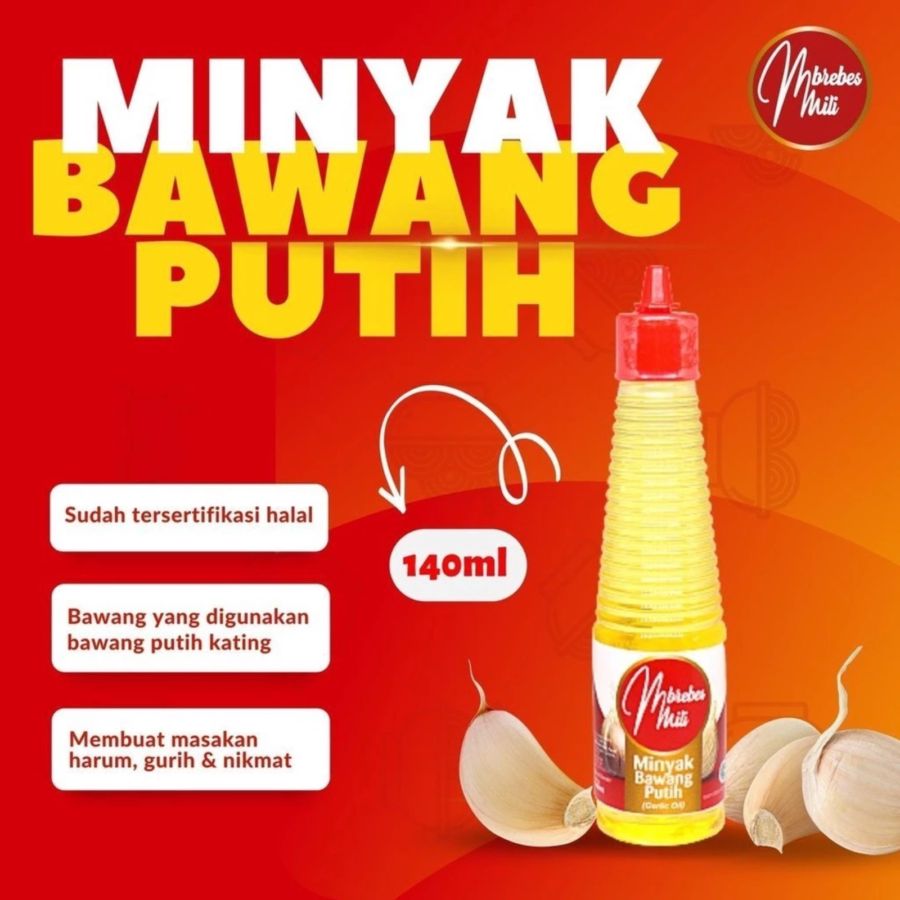Mbrebes Mili Minyak Bawang Putih 140ml