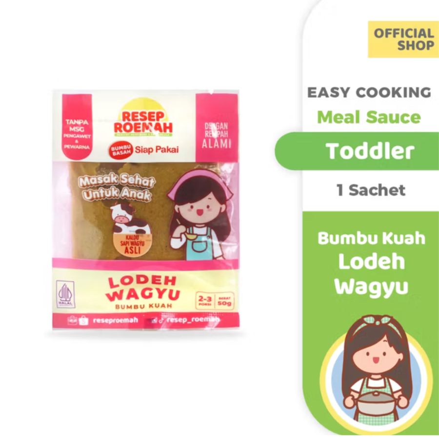 Resep Roemah Bumbu Basah Siap Pakai Lodeh Wagyu Bumbu Kuah 50gram
