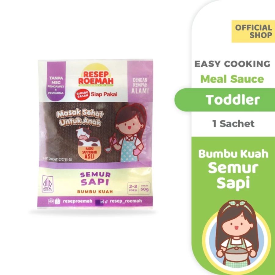 Resep Roemah Bumbu Basah Siap Pakai Semur Sapi Bumbu Kuah 50gram