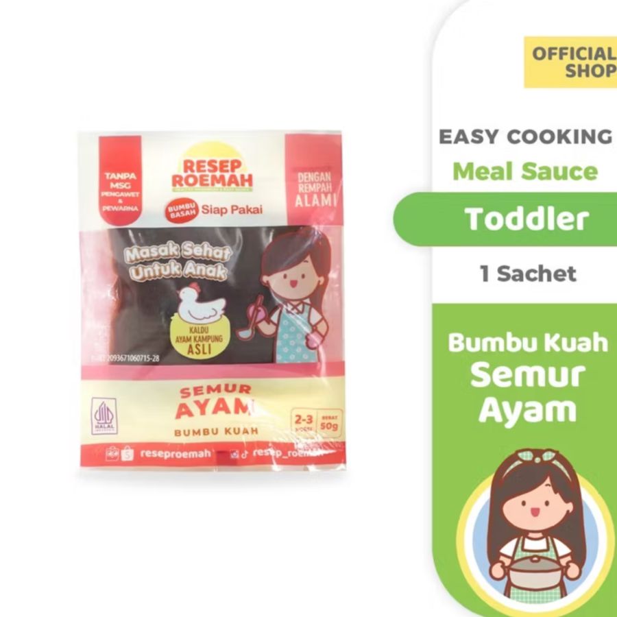 Resep Roemah Bumbu Basah Siap Pakai Semur Ayam Bumbu Kuah 50gram